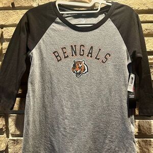 NFL Bengals Kids Long Sleeve Tee - Gray and Black Old Navy